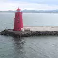 The pier lighthouse, Isobel's Rock'n'Roll Half Marathon, Dublin, Ireland - 13th August 2017