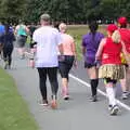 Runners walk to the start, Isobel's Rock'n'Roll Half Marathon, Dublin, Ireland - 13th August 2017