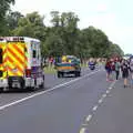 Milling throngs in Phoenix Park, Isobel's Rock'n'Roll Half Marathon, Dublin, Ireland - 13th August 2017