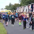 Runners at the finish line, Isobel's Rock'n'Roll Half Marathon, Dublin, Ireland - 13th August 2017