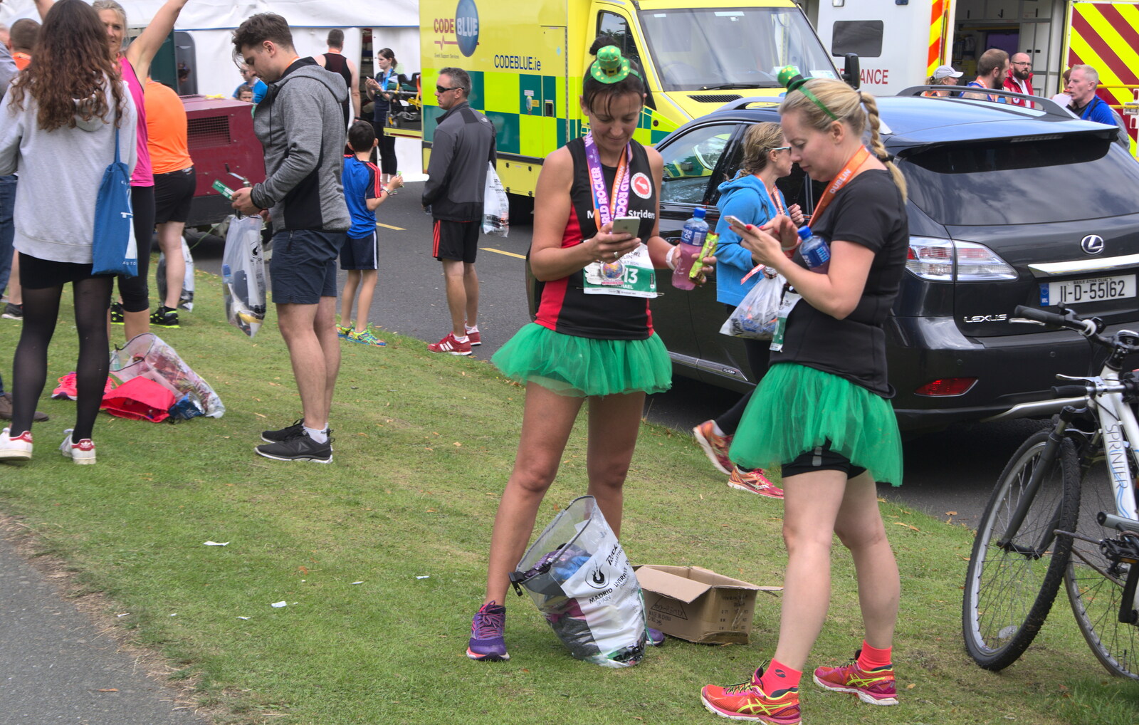 There are several tutus about from Isobel's Rock'n'Roll Half Marathon, Dublin, Ireland - 13th August 2017