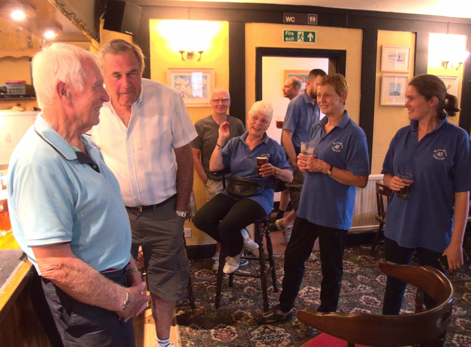 There's a reunion of the BSCC at the Cherry Tree, from The BSCC at Yaxley and the Hoxne Beer Festival, Suffolk - 31st August 2017