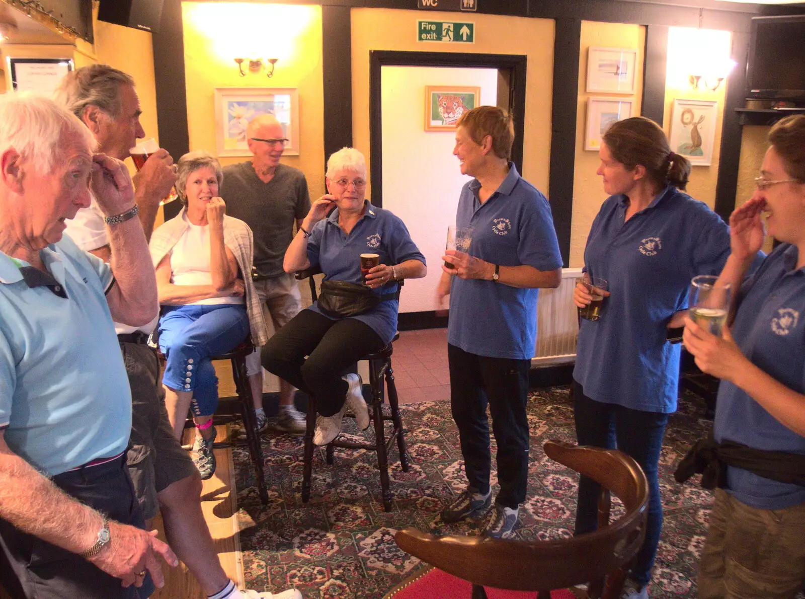 The BSCC at Yaxley Cherry Tree, from The BSCC at Yaxley and the Hoxne Beer Festival, Suffolk - 31st August 2017