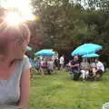 Isobel at the Hoxne beer festival, The BSCC at Yaxley and the Hoxne Beer Festival, Suffolk - 31st August 2017