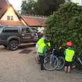 We load up the bikes, The BSCC at Yaxley and the Hoxne Beer Festival, Suffolk - 31st August 2017