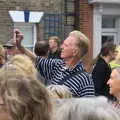 Cameraphone action, The Tour of Britain Does Eye, Suffolk - 8th September 2017