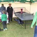 Wavy looks after the table-tennis tent, A Summer Fete, Palgrave, Suffolk - 10th September 2017