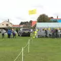 A smiley flag over Palgrave, A Summer Fete, Palgrave, Suffolk - 10th September 2017