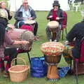 African drums, A Summer Fete, Palgrave, Suffolk - 10th September 2017