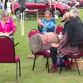 More African-style drumming, A Summer Fete, Palgrave, Suffolk - 10th September 2017