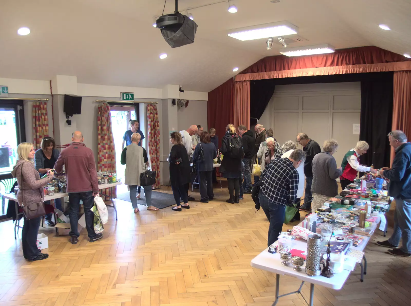 In Palgrave village hall, from A Summer Fete, Palgrave, Suffolk - 10th September 2017