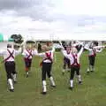 The Morris dancers wave hankies in the air, A Summer Fete, Palgrave, Suffolk - 10th September 2017