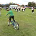 Fred roams around on his bike, A Summer Fete, Palgrave, Suffolk - 10th September 2017