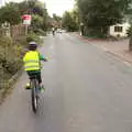 Fred on Crossing Road in Palgrave, A Summer Fete, Palgrave, Suffolk - 10th September 2017