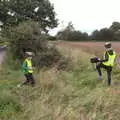 We stop to pick blackberries, A Summer Fete, Palgrave, Suffolk - 10th September 2017