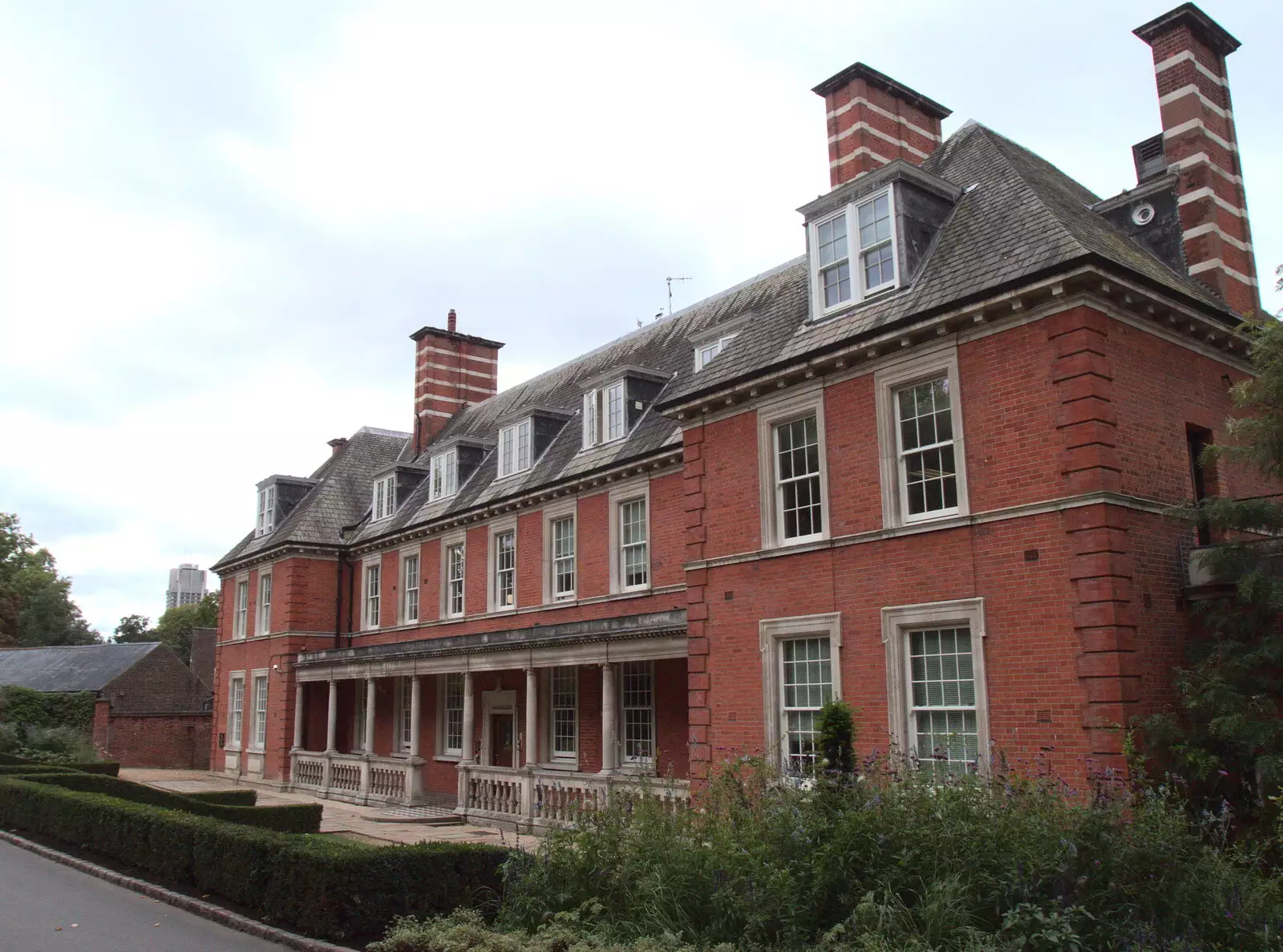 The rather impressive Hyde Park police station, from A Summer Fete, Palgrave, Suffolk - 10th September 2017