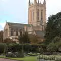 The cathedral, seen from Abbey Gardens, Ploughing and Pizza, Thrandeston and Bury St. Edmunds, Suffolk - 17th September 2017