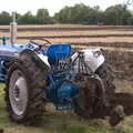 The Ford 3000, with mud-caked tyres, Ploughing and Pizza, Thrandeston and Bury St. Edmunds, Suffolk - 17th September 2017