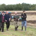 Ian, Paul, Uncle Mick and The Boy Phil, Ploughing and Pizza, Thrandeston and Bury St. Edmunds, Suffolk - 17th September 2017