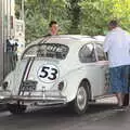 A Herbie look-alike at Tesco in Bury St Edmunds, Grandmother's Wake, Winkton, Christchurch, Dorset - 18th September 2017