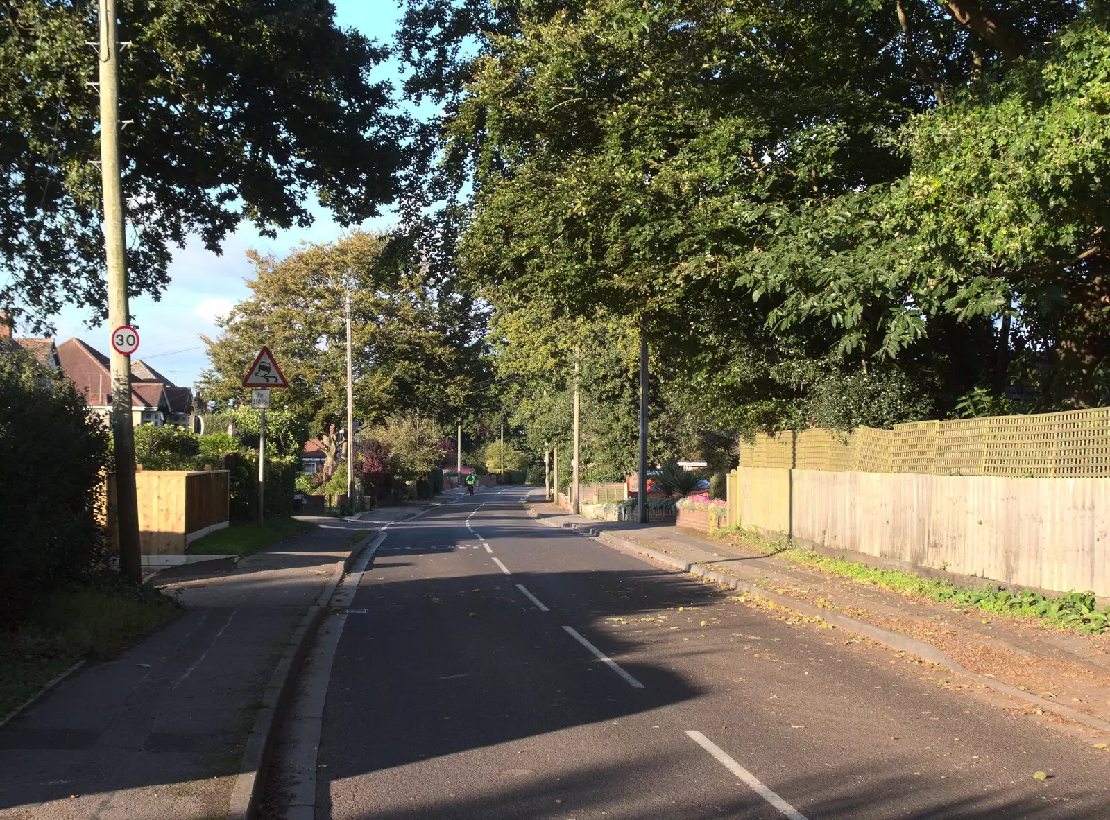 Martin Hill Lane in Burton, from Grandmother's Wake, Winkton, Christchurch, Dorset - 18th September 2017