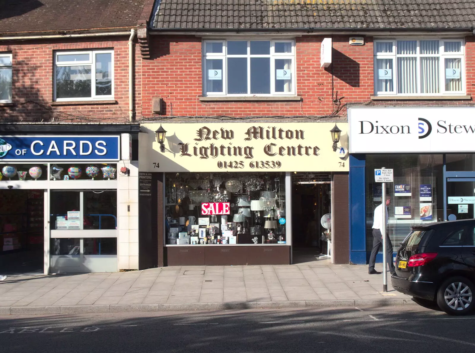 New Milton Lighting Centre, unchanged since the 80s, from Grandmother's Wake, Winkton, Christchurch, Dorset - 18th September 2017