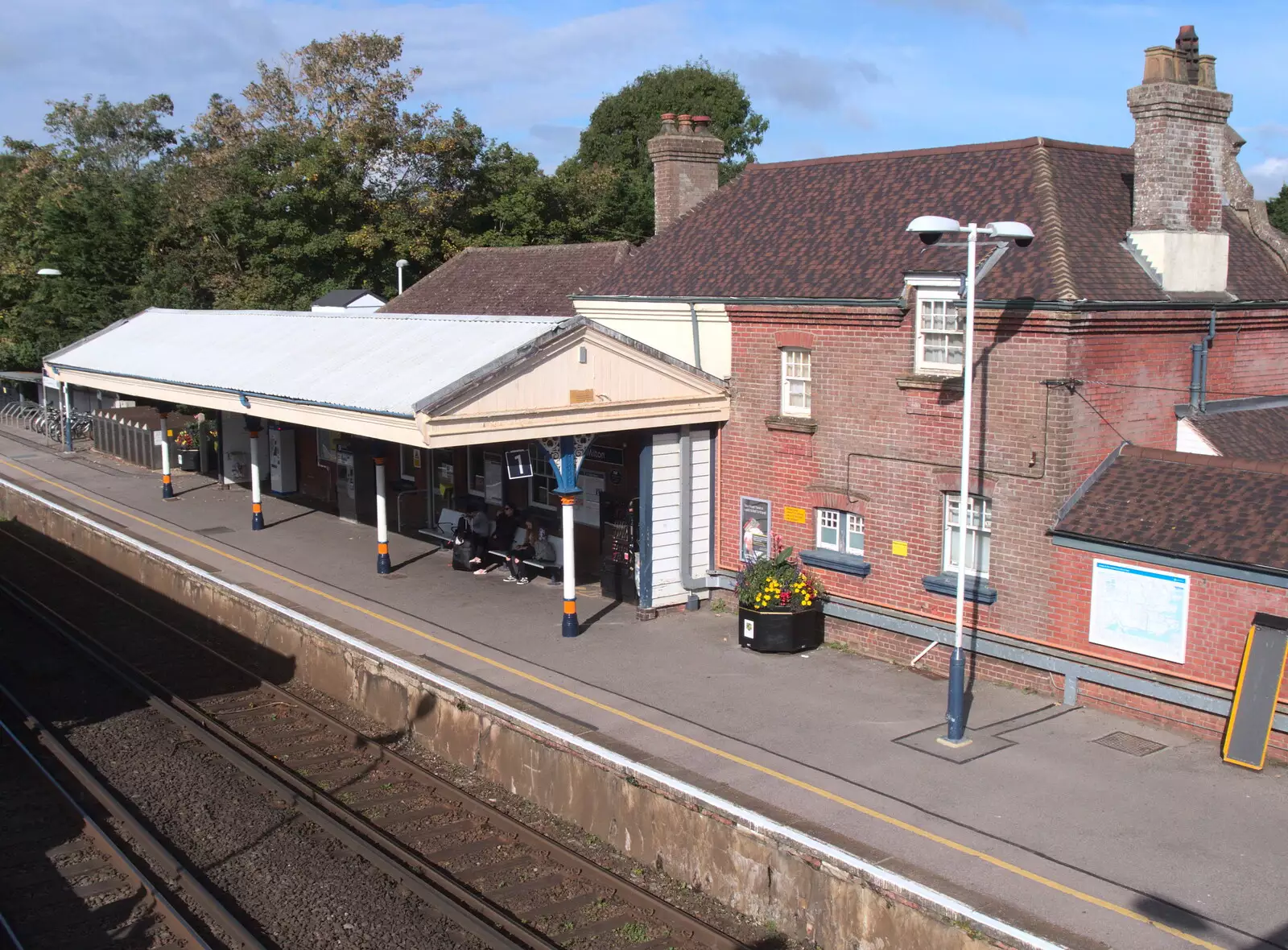 Platform 1, from Grandmother's Wake, Winkton, Christchurch, Dorset - 18th September 2017