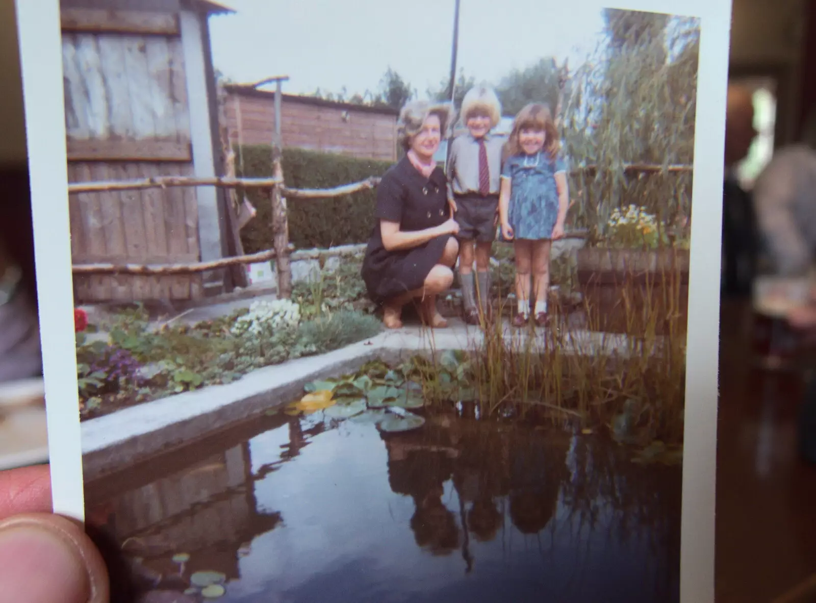 Grandmother, Nosher and sis, in around 1970 or 71, from Grandmother's Wake, Winkton, Christchurch, Dorset - 18th September 2017