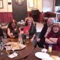 Josephine, Debbie, Cathy and Mandy, Grandmother's Wake, Winkton, Christchurch, Dorset - 18th September 2017