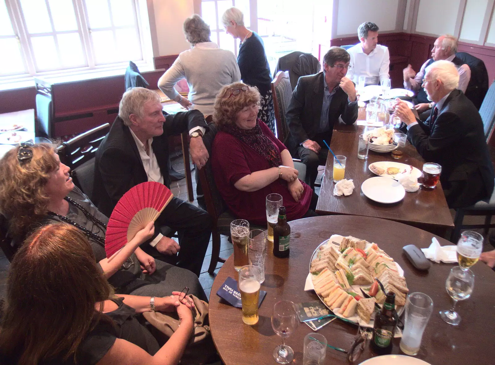 A load of sandwiches, from Grandmother's Wake, Winkton, Christchurch, Dorset - 18th September 2017