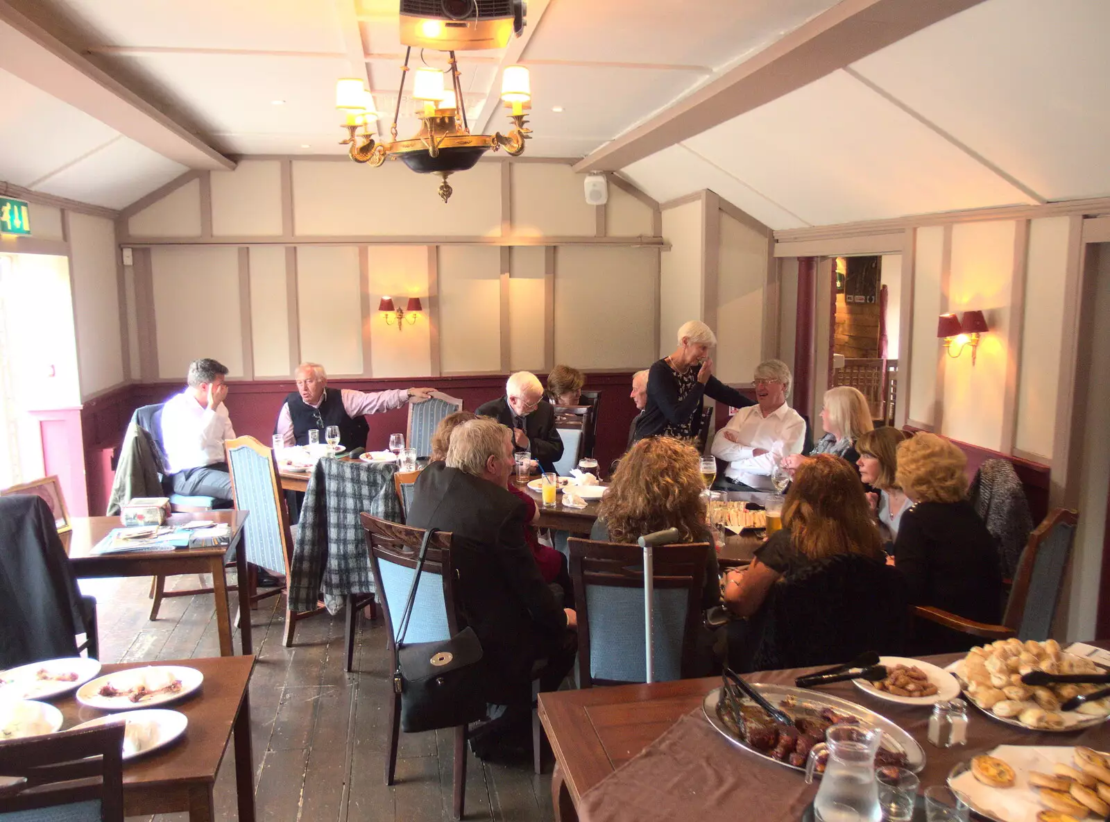 The Lamb's function room, from Grandmother's Wake, Winkton, Christchurch, Dorset - 18th September 2017