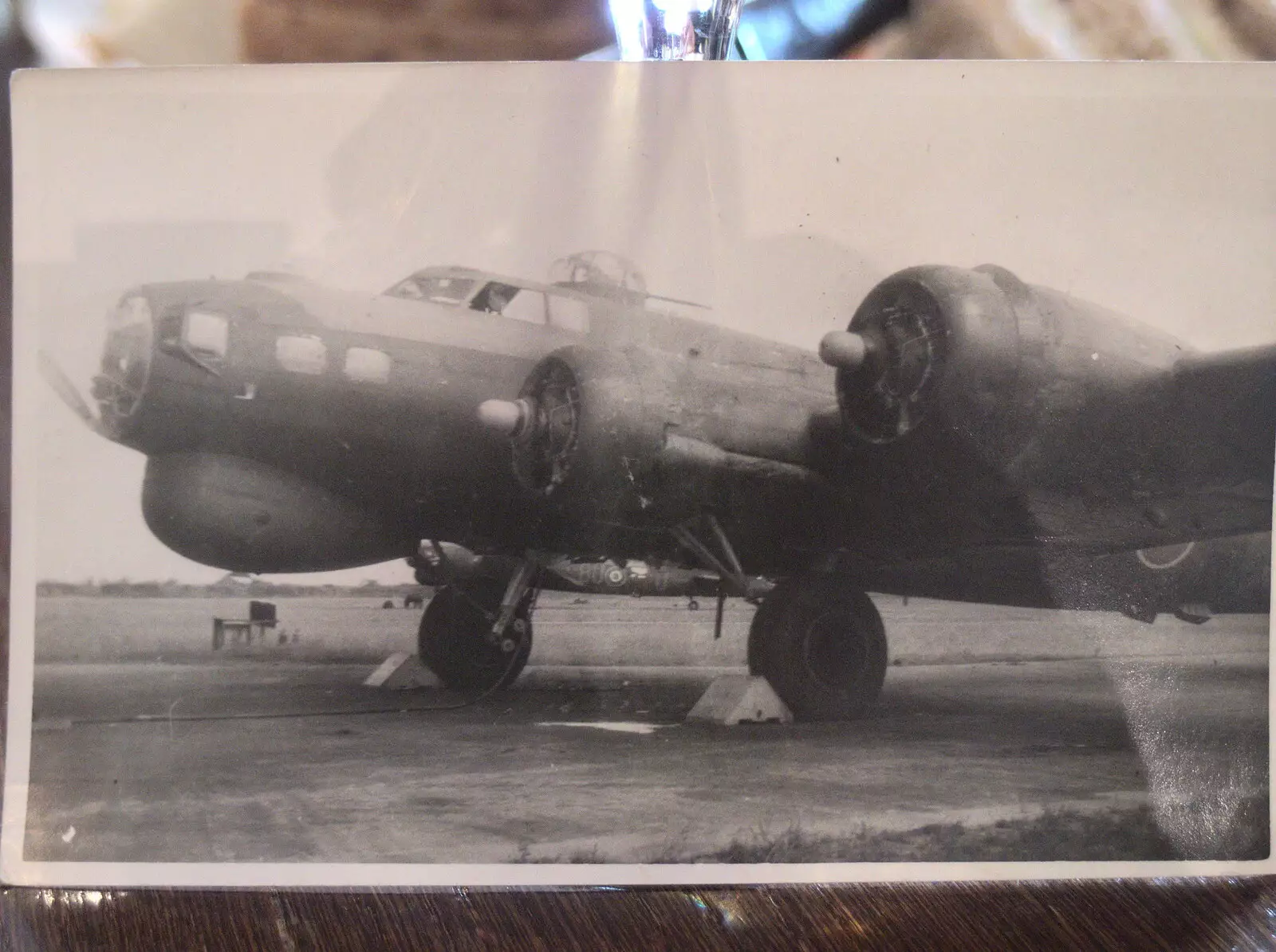 Grandad's B-17: BU-E with BU-U in the background, from Grandmother's Wake, Winkton, Christchurch, Dorset - 18th September 2017