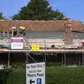 Renovation occurs on an old building near the priory, Grandmother's Wake, Winkton, Christchurch, Dorset - 18th September 2017