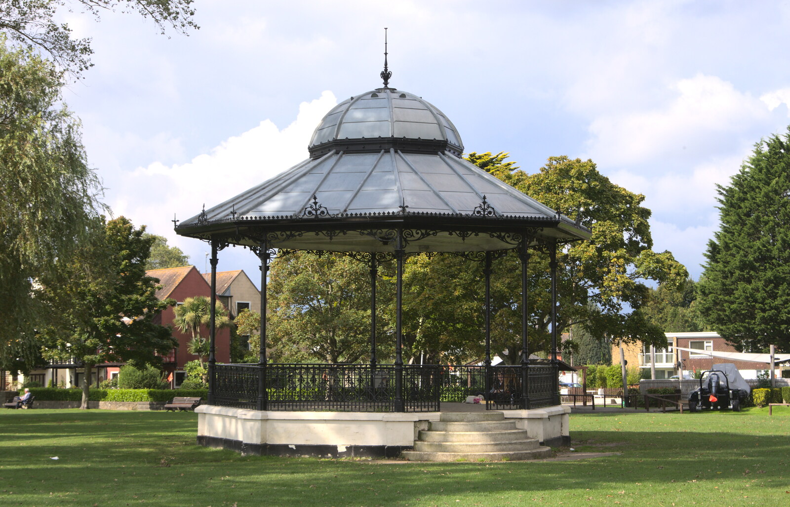 The bandstand in Christchurch Park from Grandmother's Wake, Winkton, Christchurch, Dorset - 18th September 2017