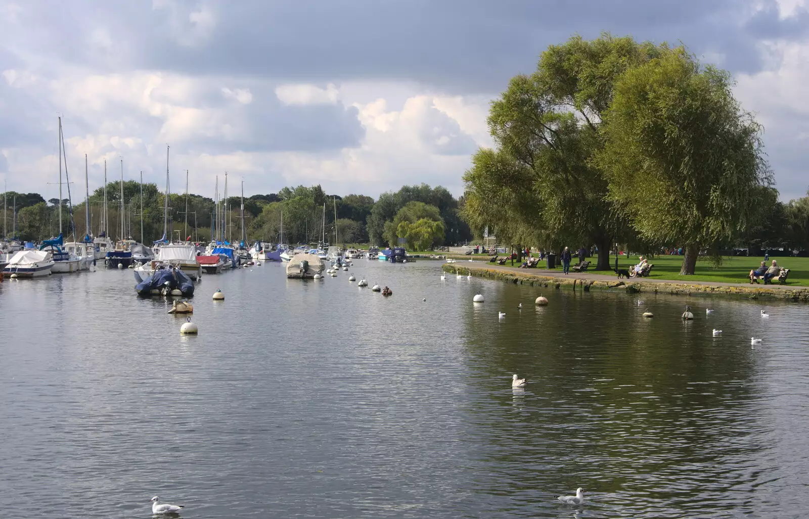 The River Stour, looking towards Tuckton, from Grandmother's Wake, Winkton, Christchurch, Dorset - 18th September 2017