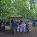 The boys get a safety briefing, Fred Goes Ape, High Lodge, Brandon, Suffolk - 24th September 2017