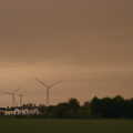 Strange skies over the wind turbines, Skate Parks and Orange Skies, Brome and Eye, Suffolk - 10th October 2017