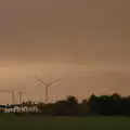 Strange skies over the wind turbines, Skate Parks and Orange Skies, Brome and Eye, Suffolk - 10th October 2017