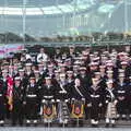 A massed group of cadets, Trafalgar Day and Pizza, Norwich, Norfolk - 15th October 2017