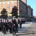 Cadets march off, Trafalgar Day and Pizza, Norwich, Norfolk - 15th October 2017