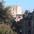 A nice view of Norwich Castle from Pizza Express, Trafalgar Day and Pizza, Norwich, Norfolk - 15th October 2017