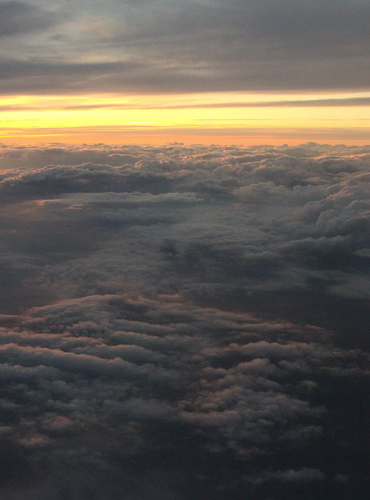 Interesting clouds, from Barcelona and Parc Montjuïc, Catalonia, Spain - 21st October 2017