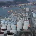 The oil tanks of Barcelona, Barcelona and Parc Montjuïc, Catalonia, Spain - 21st October 2017