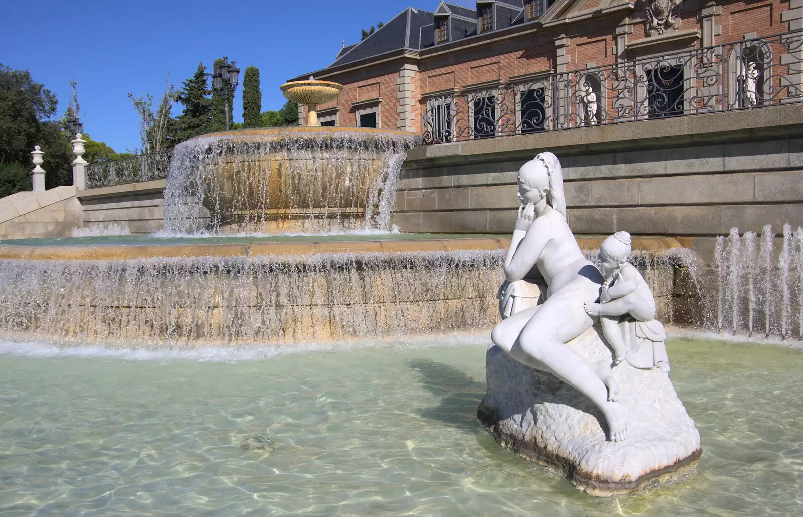 Nice fountains and statues, from Barcelona and Parc Montjuïc, Catalonia, Spain - 21st October 2017