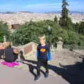 Harry looks stern, Barcelona and Parc Montjuïc, Catalonia, Spain - 21st October 2017