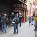 Filming outside the old Baile Apolo, L'Aquarium de Barcelona, Port Vell, Catalonia, Spain - 23rd October 2017