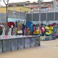 More street art graffiti, L'Aquarium de Barcelona, Port Vell, Catalonia, Spain - 23rd October 2017