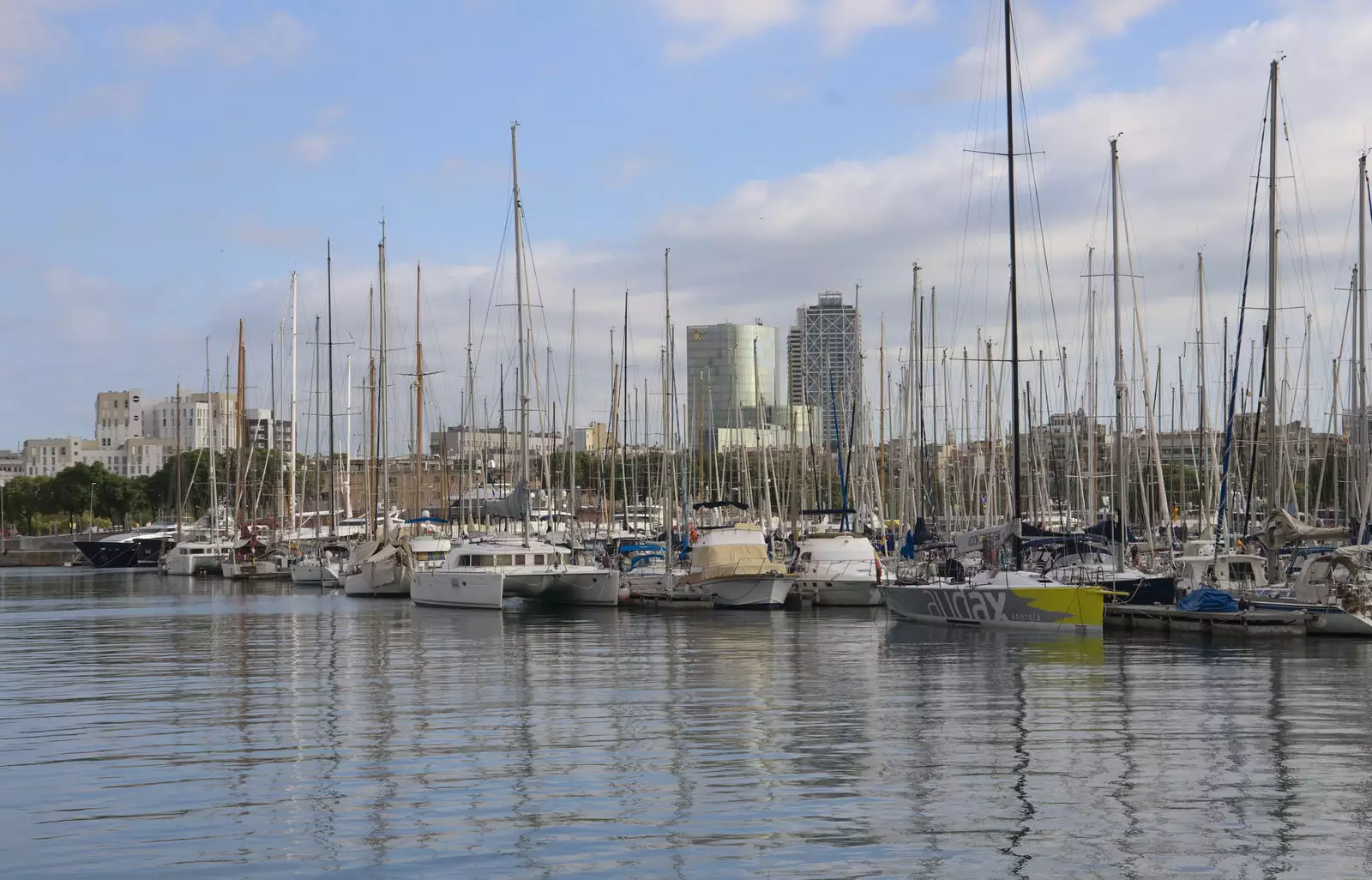 Boats in the marina, from L'Aquarium de Barcelona, Port Vell, Catalonia, Spain - 23rd October 2017