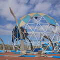 A geodesic dome, L'Aquarium de Barcelona, Port Vell, Catalonia, Spain - 23rd October 2017