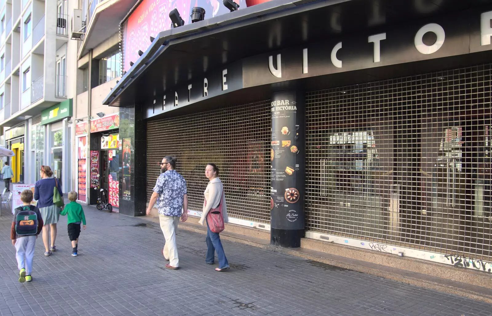 The Teatre Victoria, from L'Aquarium de Barcelona, Port Vell, Catalonia, Spain - 23rd October 2017